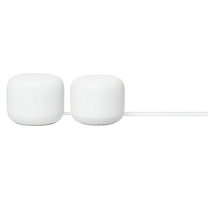 Google Nest WLAN-Router 2er Set - 1 x WiFI-Router, 1 x Access Point, 1 x Ethernet-Kabel, 1 x Netzteil