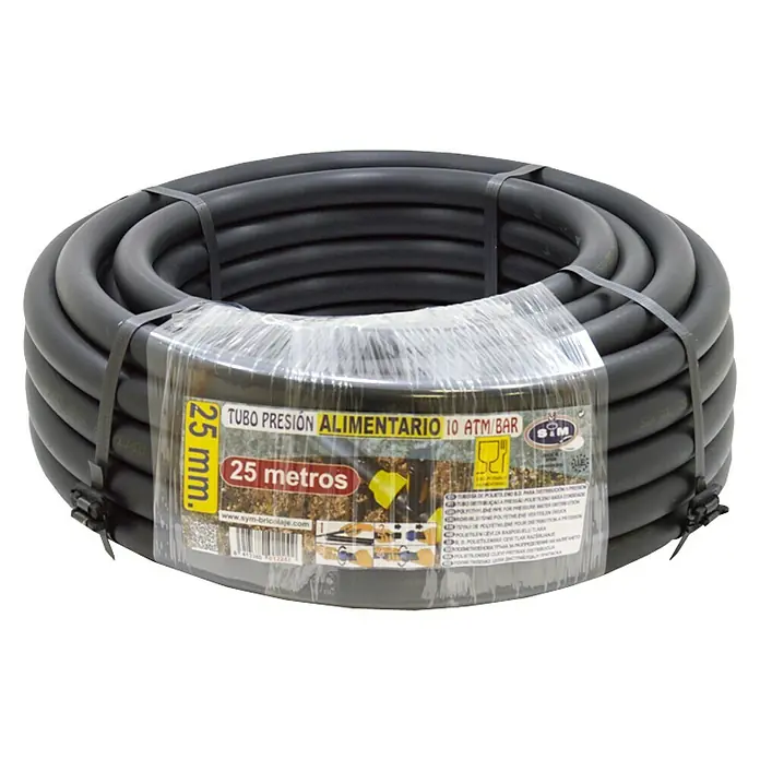 Tubo PE Alimentario - Ø x L: 25 mm x 25 m, Polietileno