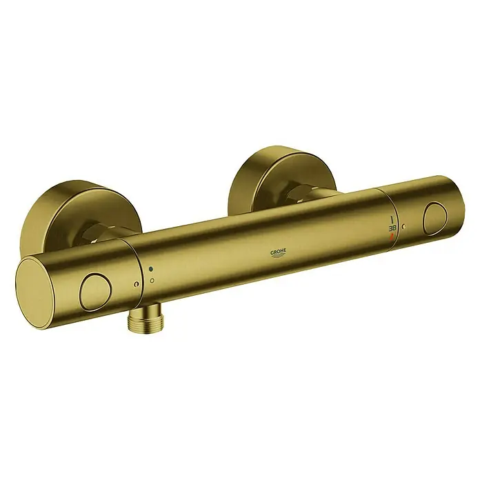 Grohe Grohtherm 1000 Cosmopolitan Brausethermostat - Cool Sunrise, Glänzend - Vorderansicht