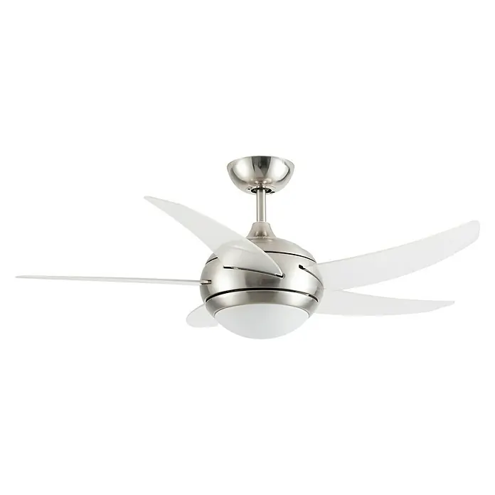 Arte confort Ventilador de techo Bela - Diámetro: 107 cm, Transparente, 18 W, AC