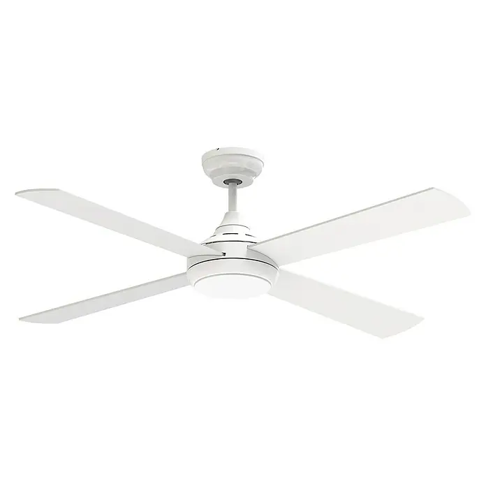Arte confort Ventilador de techo Pacific - Diámetro: 132 cm, Blanco, 18 W, AC