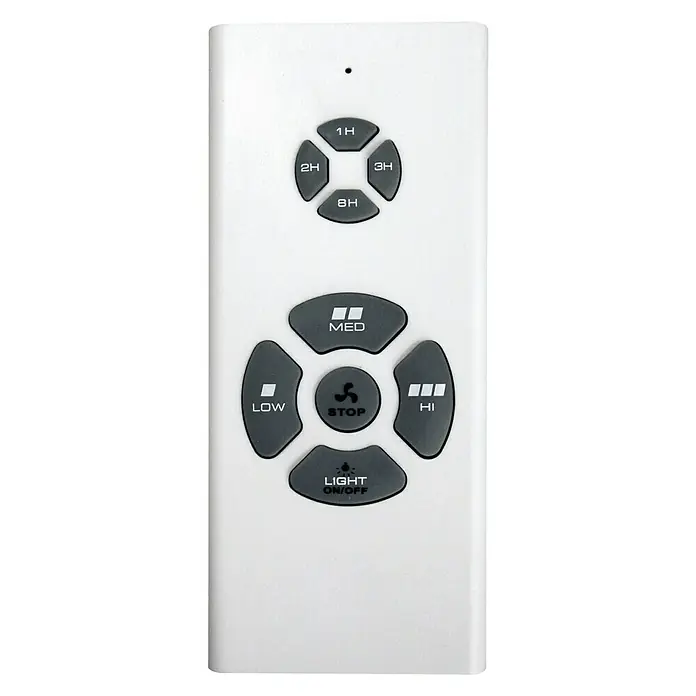 Arte confort Ventilador de techo Pacific - Diámetro: 132 cm, Blanco, 18 W, AC