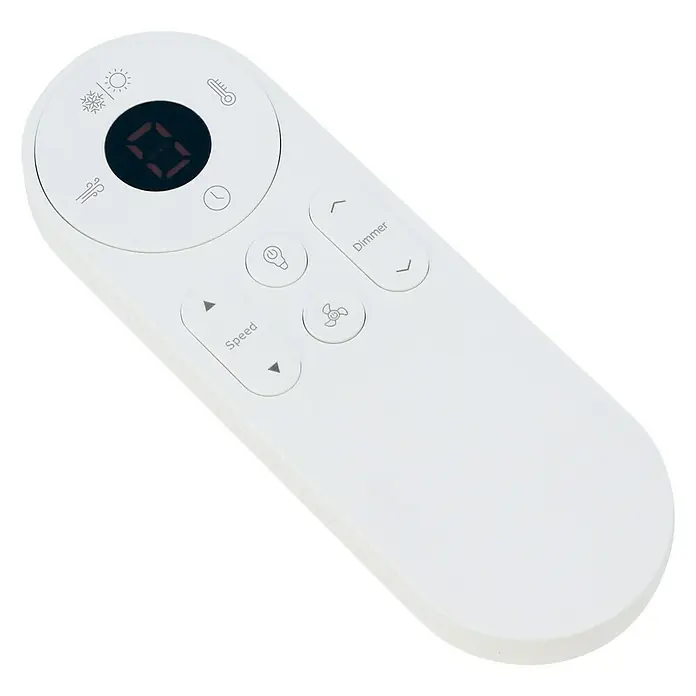 Arte confort Ventilador de techo Ellis - Diámetro: 108 cm, Blanco, 15 W, DC