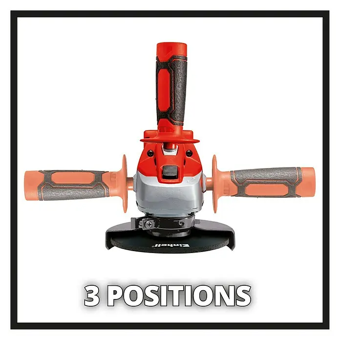 Einhell Power X-Change Akumulatorska kutna brusilica TC-AG 18/115 Li-Solo - 18 V, Bez akumulatora, Promjer rezne ploče: 115 mm - Detaljan prikaz