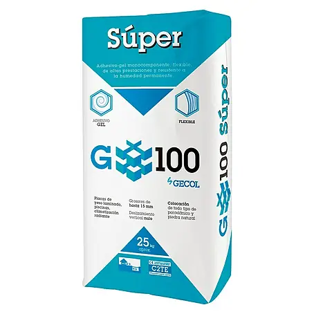 Gecol  Cemento cola Gel Súper Gris