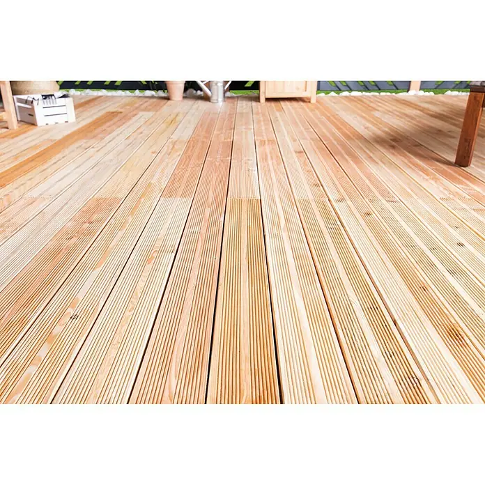 Terrassendiele - Douglasie, L x B x S: 200 x 12,5 x 2,5 cm