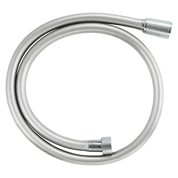Grohe Brauseschlauch Silverflex Longlife - Länge: 100 cm, ½″, Kunststoff, Chrom - Vorderansicht