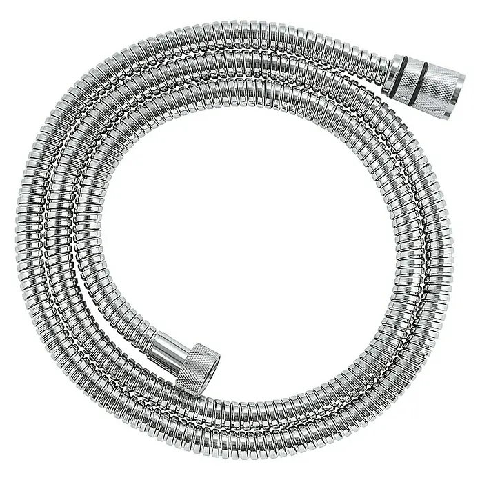 Grohe Brauseschlauch Rotaflex Longlife - Länge: 150 cm, ½″, Kunststoff, Chrom - Vorderansicht