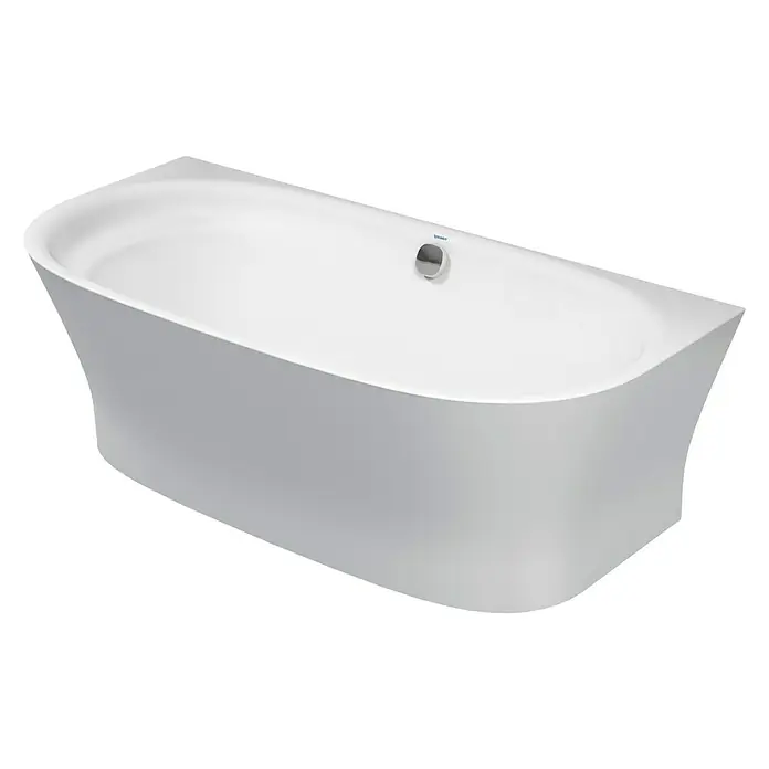 Duravit Cape Cod Badewanne - 190 x 90 cm, Vorwand, Mineralguss, Weiß - Vorderansicht