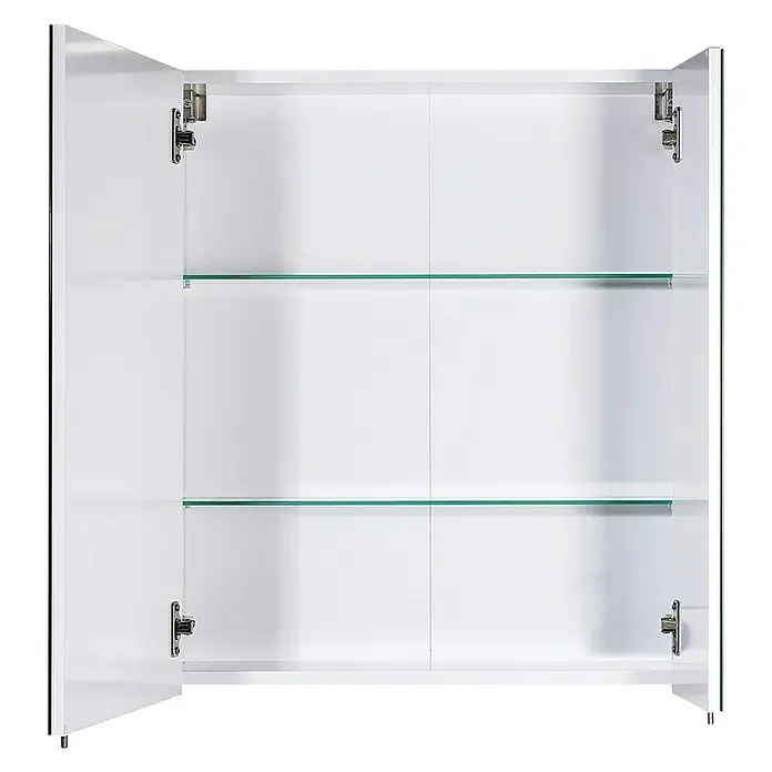 Schildmeyer Lorenz Spiegelschrank - B x H: 60 x 70,7 cm, Ohne Beleuchtung, Spanplatte, Weiß - Detailaufnahme