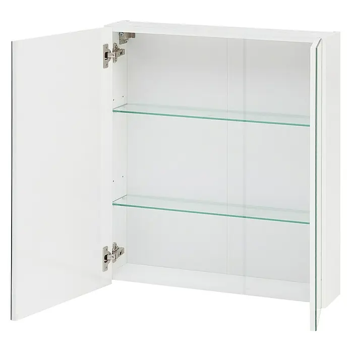 Schildmeyer Lorenz Spiegelschrank - B x H: 60 x 70,7 cm, Ohne Beleuchtung, Spanplatte, Weiß - Detailaufnahme