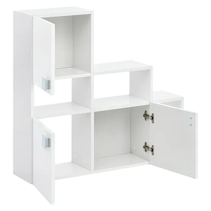 Schildmeyer Edia Regal - 82 x 21 x 80 cm, Weiß - Detailaufnahme