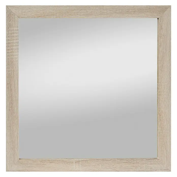 Rahmenspiegel Kathi - 45 x 45 cm, Eiche Hell