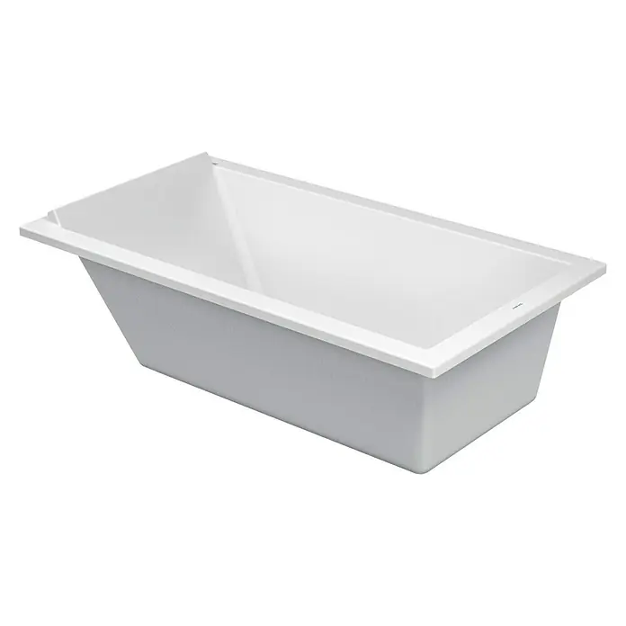 Duravit Starck 1 Badewanne - 170 x 90 cm, Sanitäracryl, Weiß - Vorderansicht