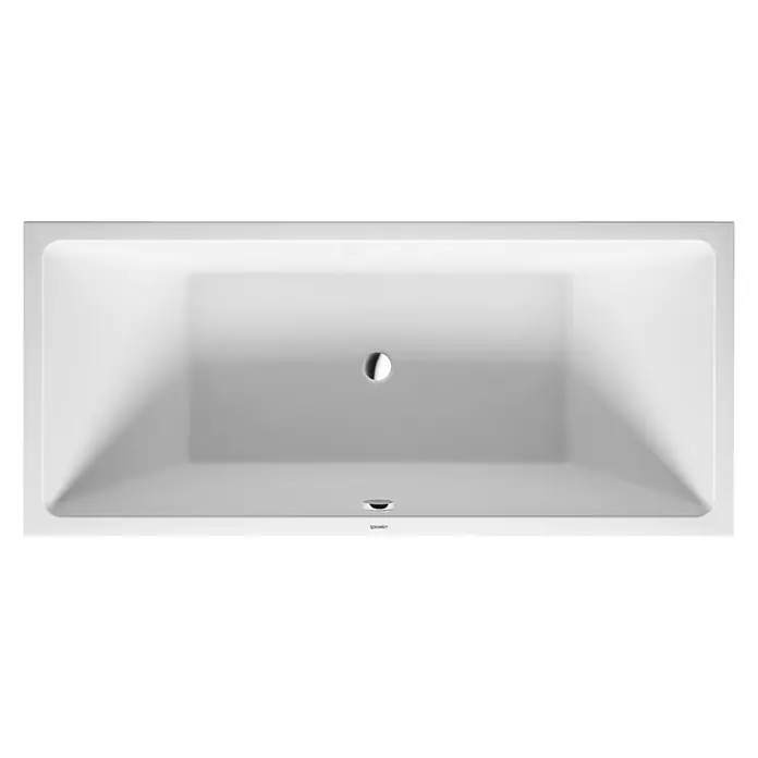 Duravit Badewanne Vero Air - 180 x 80 cm, Sanitäracryl, Weiß - Vorderansicht