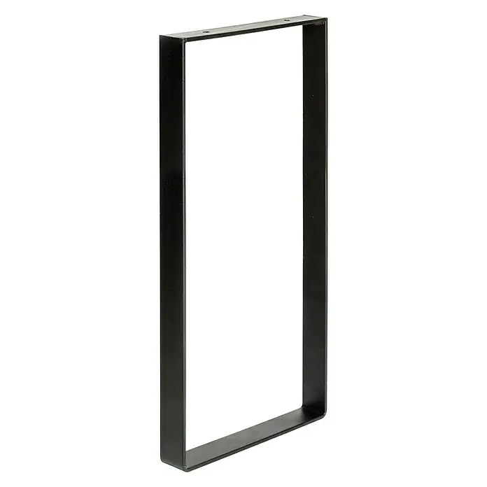 Tischbein Strong - L x B x H: 40 x 350 x 385 mm, Traglast: 250 kg, Schwarz