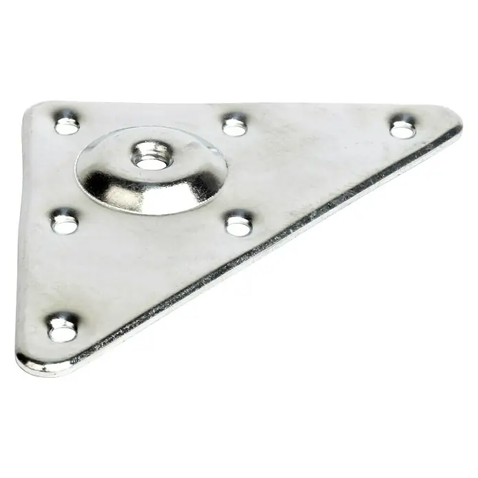 Montageplatte - L x B x H: 120 x 69 x 7 mm, Gewinde: M8