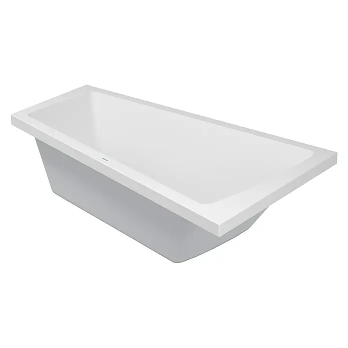 Duravit Badewanne Paiova - 170 x 100 cm, Raumecke Rechts, Sanitäracryl, Weiß - Vorderansicht