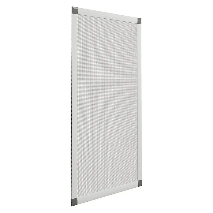 Mosquitera para ventana corredera - An x Al: 70 x 130 cm, Color bastidor: Plateado