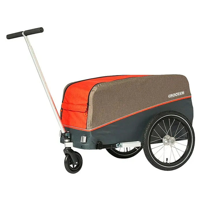 Croozer Fahrradanhänger Cargo Pakko - Traglast: 45 kg, Farbe: Campfire red