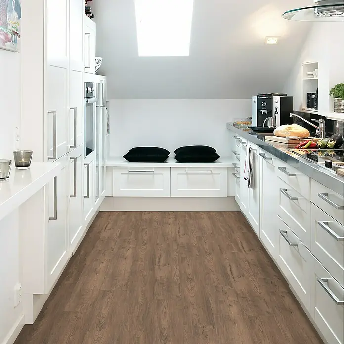b!design Podna vinilna obloga Rigid Basic Virginia - 1.220 x 182 x 3,5 mm, Rustikalni pod