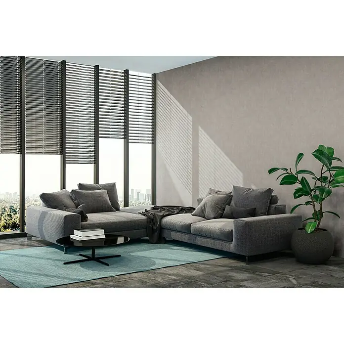 AS Creation New Walls Vliestapete Beton - Hellgrau, Betonoptik, 10,05 x 0,53 m - Stimmungsaufnahme