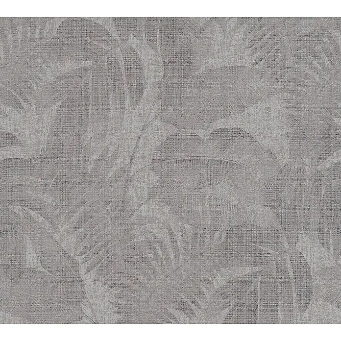 AS Creation New Walls Vliestapete Dschungel - Taupe, Floral, 10,05 x 0,53 m - Detailaufnahme