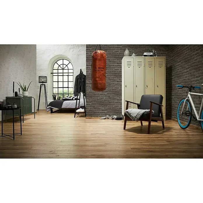 AS Creation New Walls Vliestapete Stein - Anthrazit, Steinoptik, 10,05 x 0,53 m - Stimmungsaufnahme