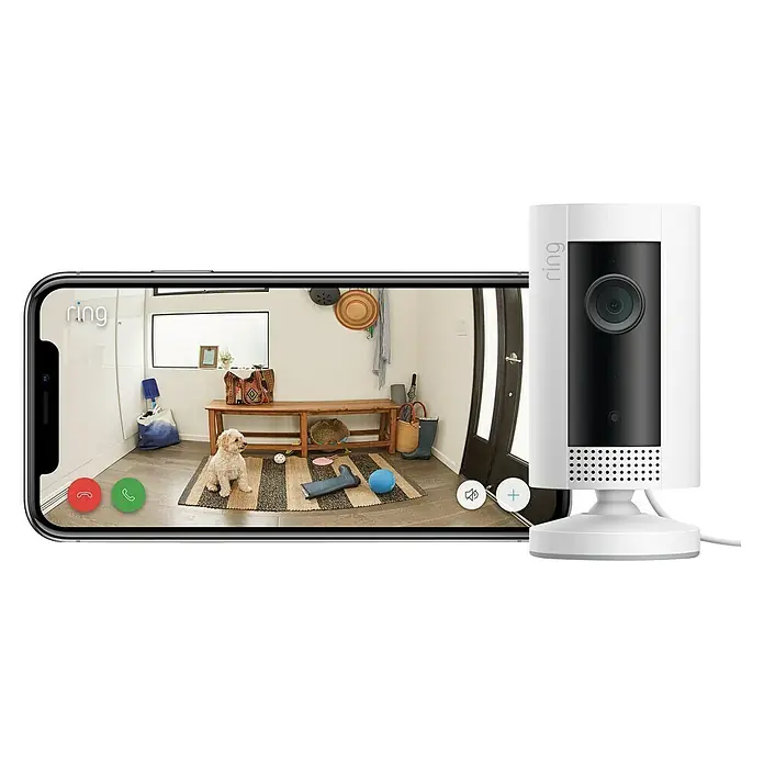 Ring Innenkamera Indoor Cam - Netzbetrieben, 1.080 Pixel (Full HD), Weiß - Anwendungsbeispiel