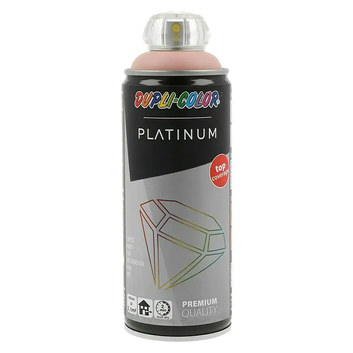 Dupli-Color Platinum Sprej s lakom u boji Platinum - Roze boje, 400 ml, Svilenkasti mat - Pogled sprijeda
