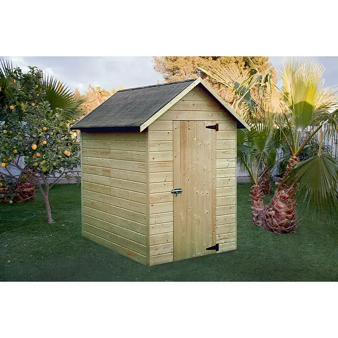Décor et Jardin Caseta de madera Ambeal - 149 x 182 cm, Espesor de pared: 12 mm