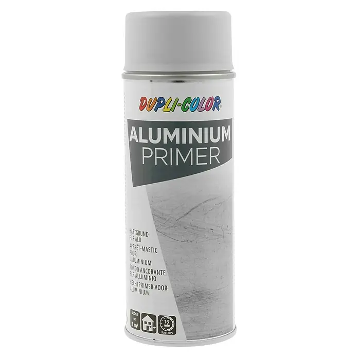 Dupli-Color Lak u spreju Aluminium primer - 400 ml, Sive boje - Pogled sprijeda
