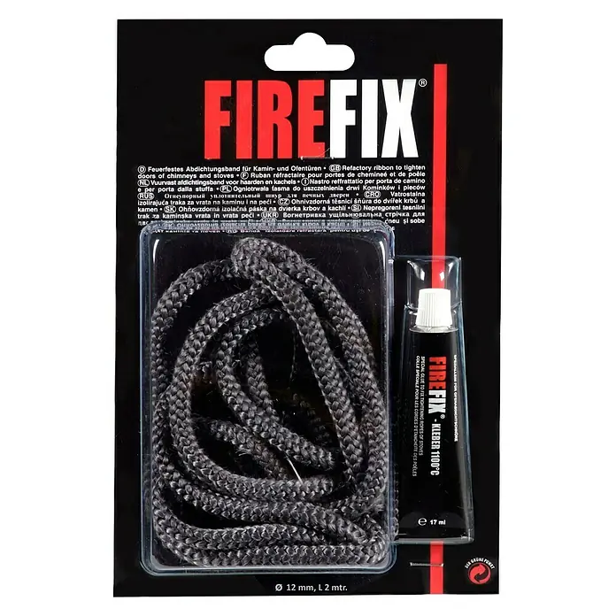 Firefix Ofendichtschnur - Ø x L: 12 mm x 2 m - Vorderansicht