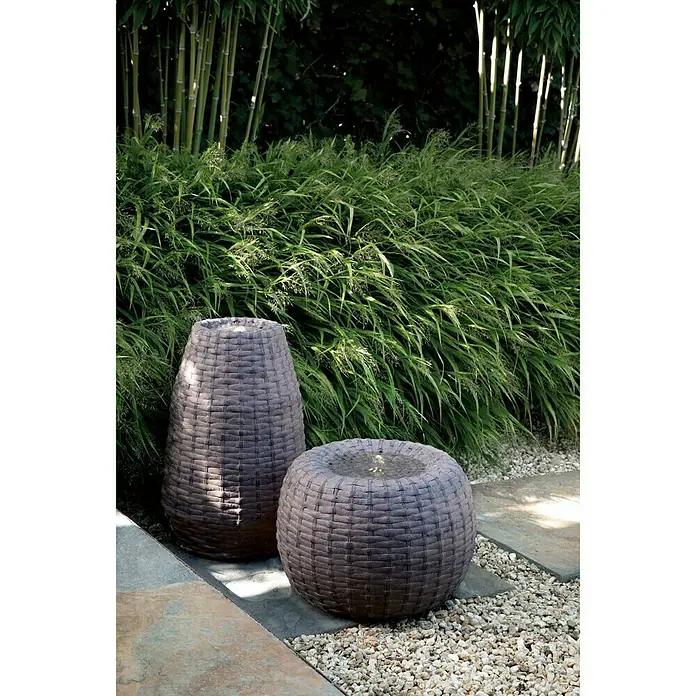 Fuente LED Balea - L x An x Al: 40 x 40 x 56 cm, Gris, Fuente LED