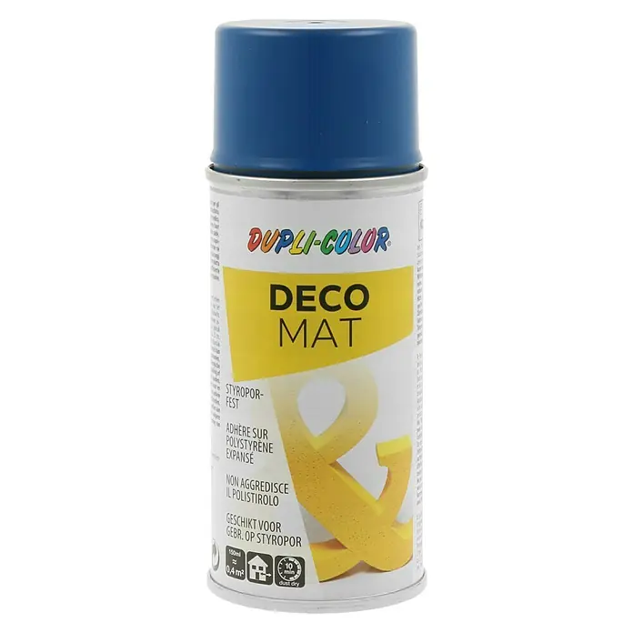 Dupli-Color Deco Mat Acryl-Lackspray RAL 5010 - Enzianblau, 150 ml, Matt - Vorderansicht