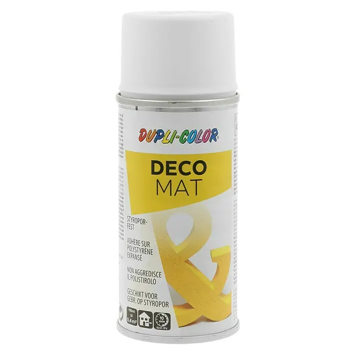 Dupli-Color Deco Mat Acryl-Lackspray - Weiß, 150 ml, Matt - Vorderansicht