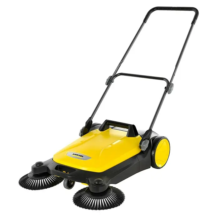 Kärcher Barredora manual S 4 Twin - Rendimiento por unidad de superficie: 2.400 m²/h, Anchura de trabajo: 680 mm, 20 l - Vista de perfil izquierdo