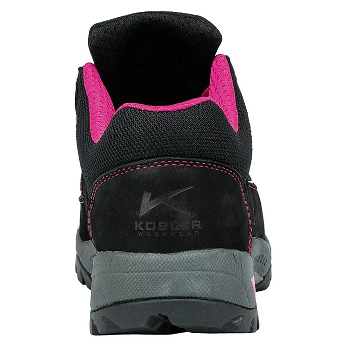 Kübler Pulse Damen-Sicherheitshalbschuh S3 - Farbe: Schwarz/Pink, Schuhgröße: 41, S3 - Rückansicht