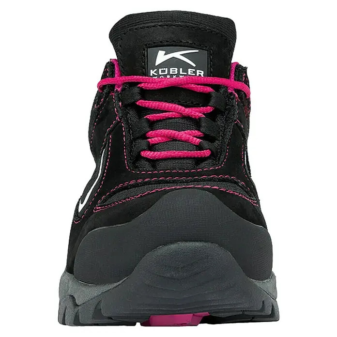 Kübler Pulse Damen-Sicherheitshalbschuh S3 - Farbe: Schwarz/Pink, Schuhgröße: 39, S3 - Vorderansicht