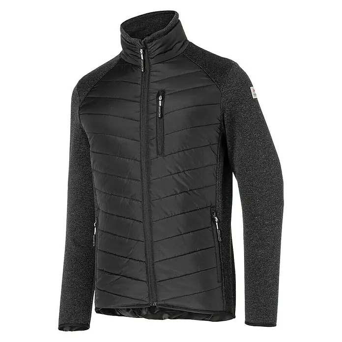 Kübler Weather Hybridjacke - Konfektionsgröße: M, Schwarz/Dunkelgrau - Vorderansicht