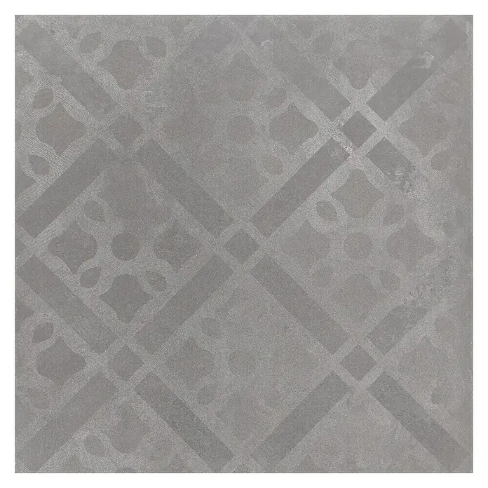 Feinsteinzeugfliese Gemme - B x L: 60,4 x 60,4 cm, Grau, Glasiert