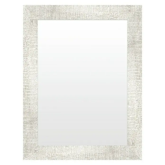 Espejo de pared Stone - 65 x 85 cm, Blanco