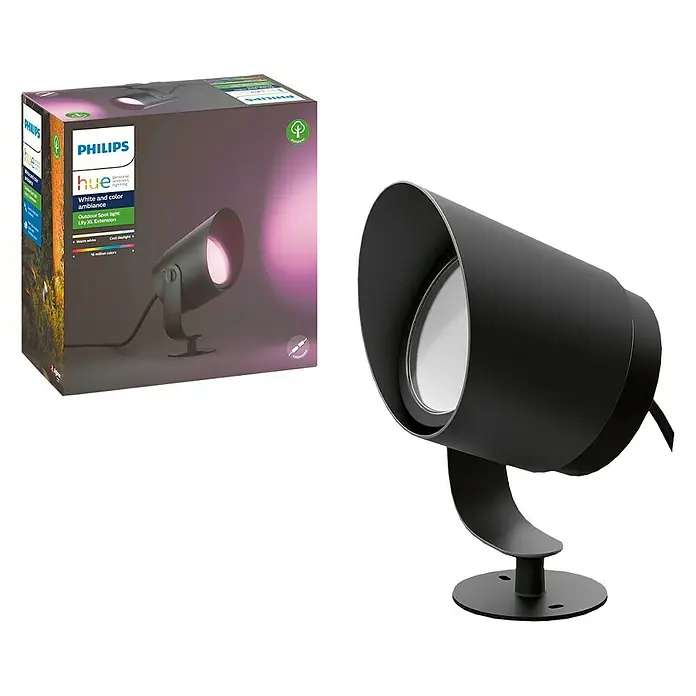 Philips Hue Foco LED de jardín Lily XL - Altura: 19 cm, 15 W, Metal