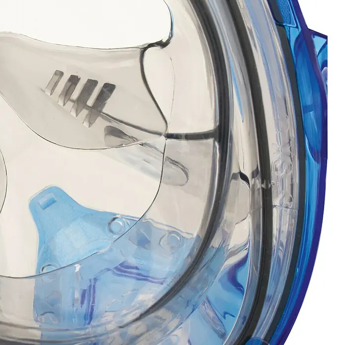 Seac Sub Máscara de Snorkel Fun Junior - XS/S, Policarbonato, Azul/Naranja