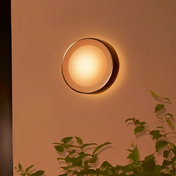 Philips Hue Aplique exterior LED Daylo - 15 W, 22 x 22 x 7,6 cm, Plateado, IP44