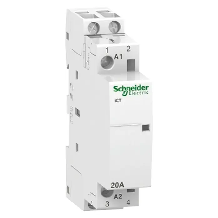 Schneider Electric Contactor modular - 20 A, Blanco