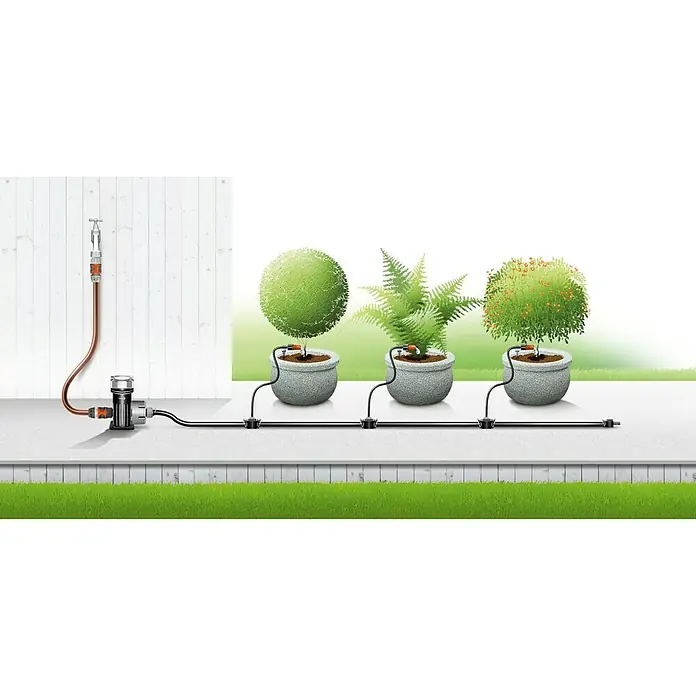 Gardena Micro-Drip Početni komplet za zalijevanje - Prikladno za: Do 7 posuda za cvijeće i 3 korita za biljke