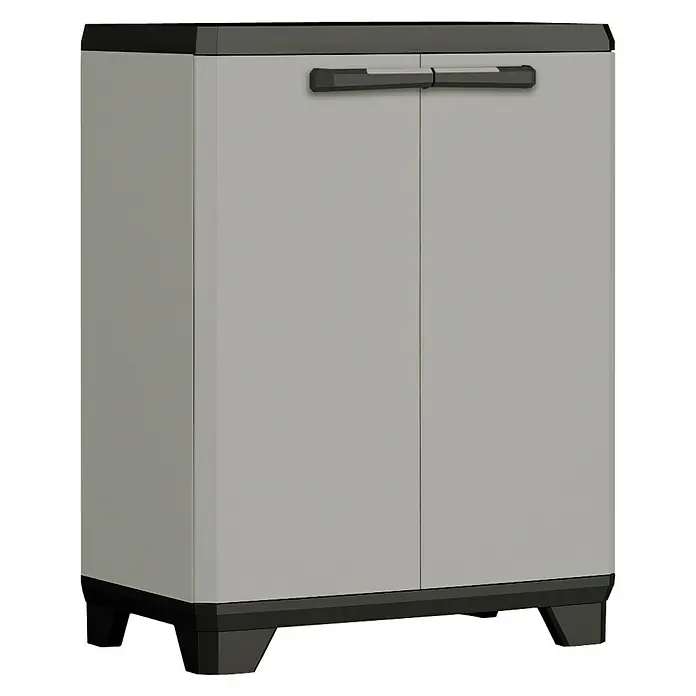 Keter Kunststoffschrank Planet - L x B x H: 39 x 68 x 90 cm, Traglast: 15 kg/Boden - Linke Seitenansicht