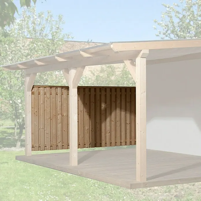 Weka Seitenwand Summer - Passend für: Weka Terrassenüberdachung Summer - Stimmungsaufnahme