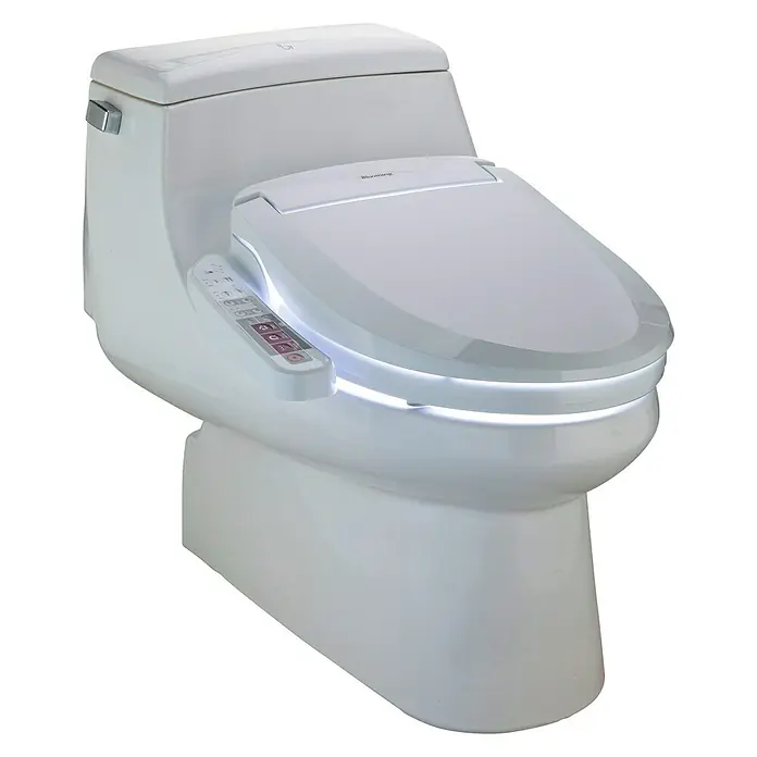 Dusch-WC-Sitz Blooming NB-1120D - Mit elektrischer Bidetfunktion, Mit Absenkautomatik - Vorderansicht